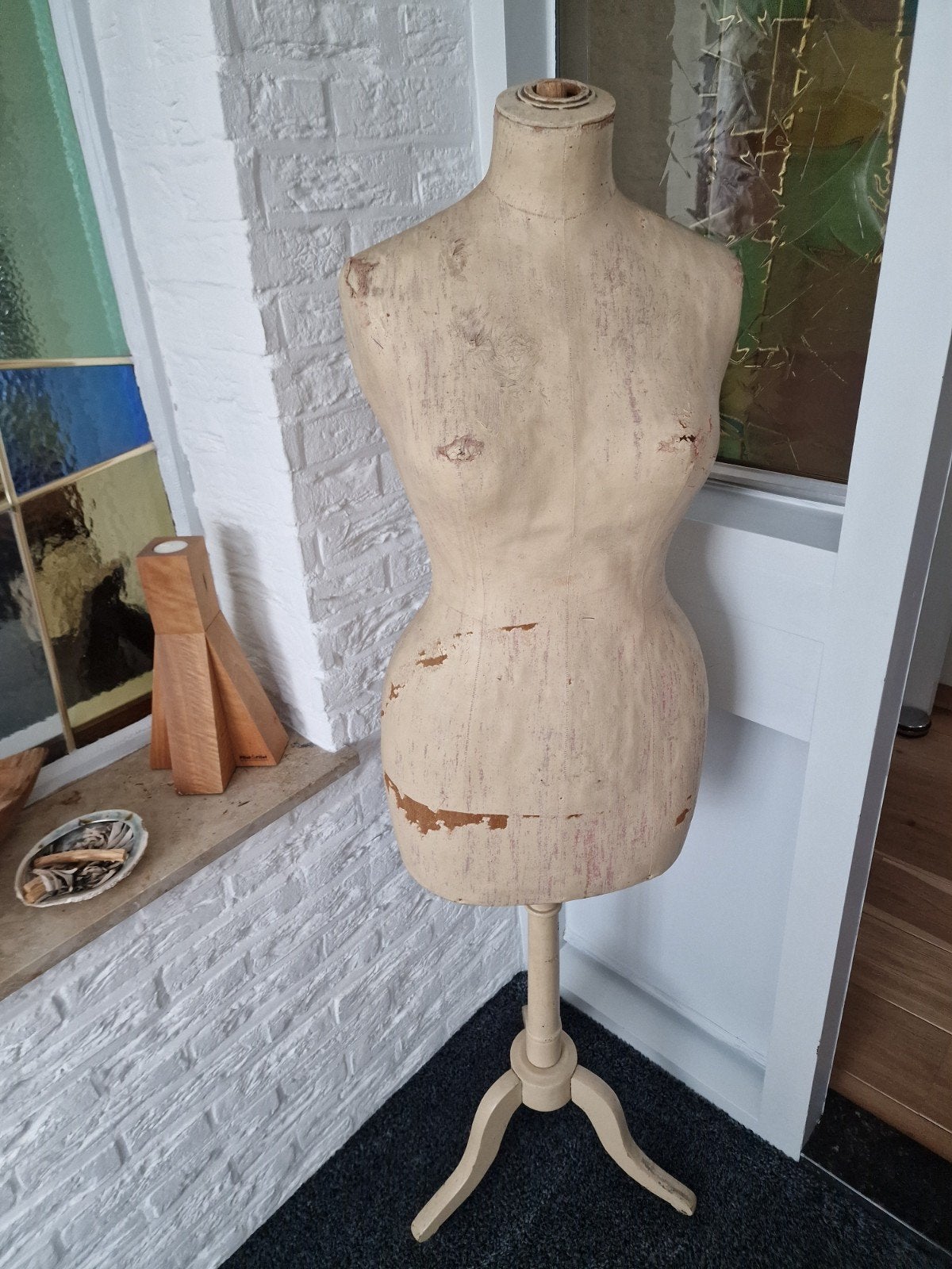 Vintage Paspop / Etalagepop - Decoratief en Uniek, Ophalen of Verzenden