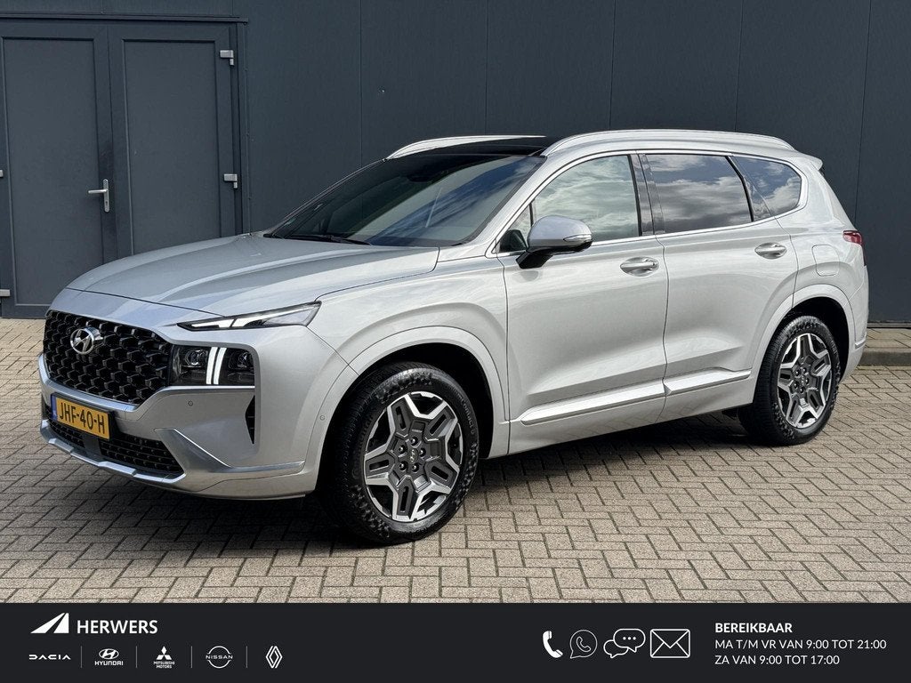 Hyundai Santa Fe 1.6 T-GDI PHEV Plug-in Premium Plus Sky Aut, Auto's, Hyundai, Automaat, Gebruikt, Euro 6, 4 cilinders