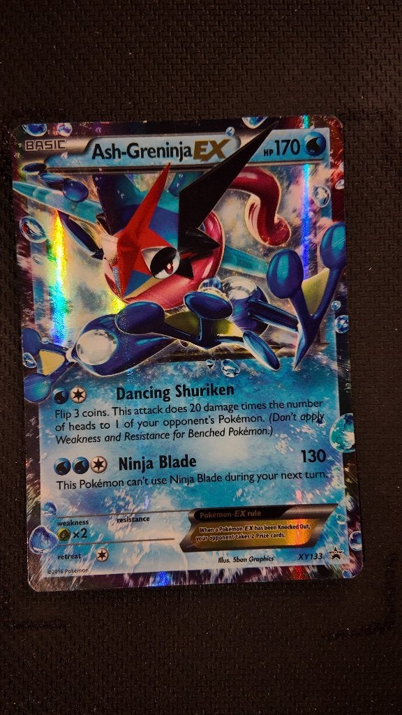 Ash-Greninja-EX 3 XY133 XY Black Star Promos | Pokemon kaart, Ophalen, Nieuw, Losse kaart, Foil