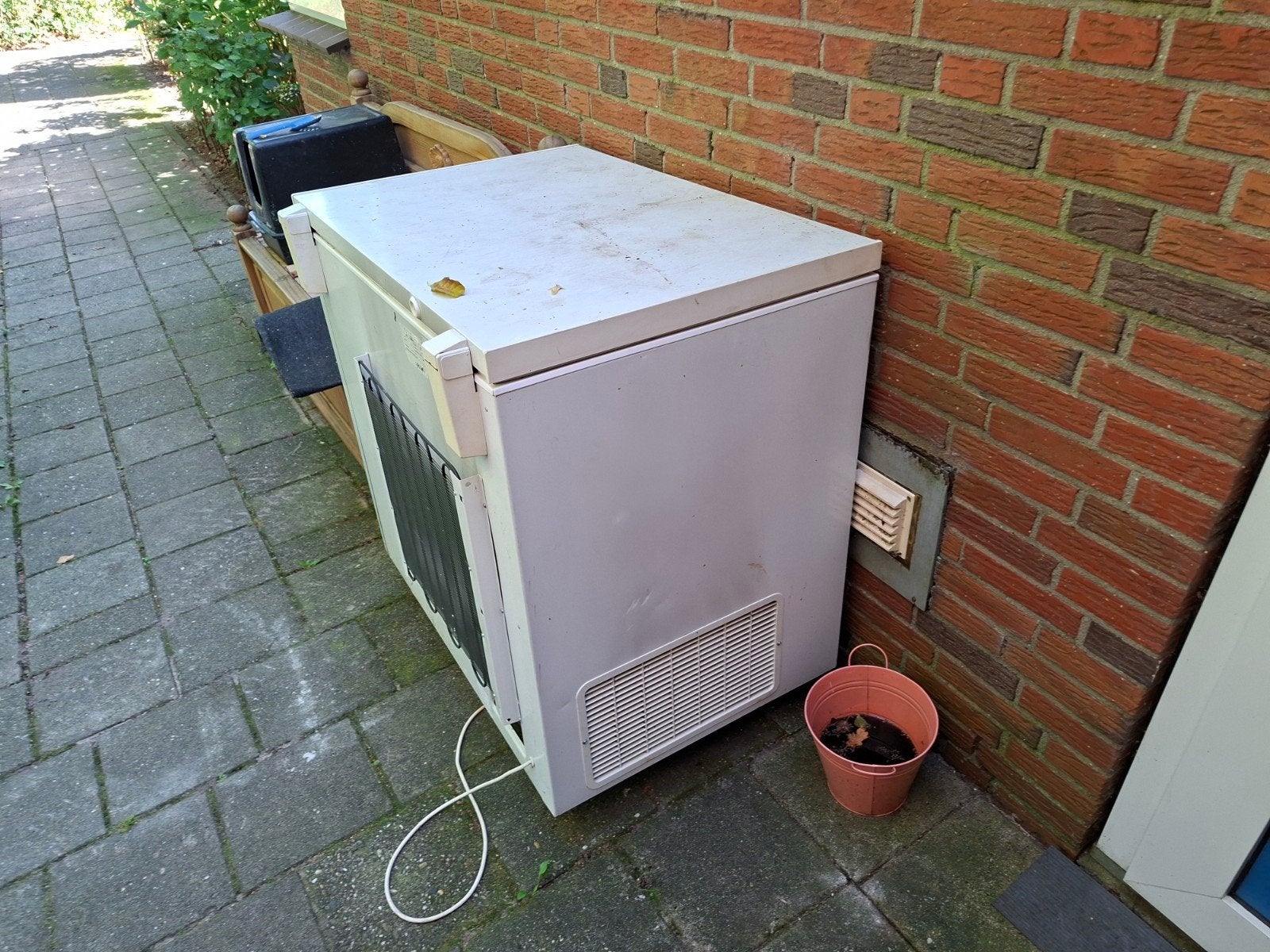 Gebruikte Vrieskist, Vrieskist, Gebruikt, 120 tot 140 cm, Vrijstaand