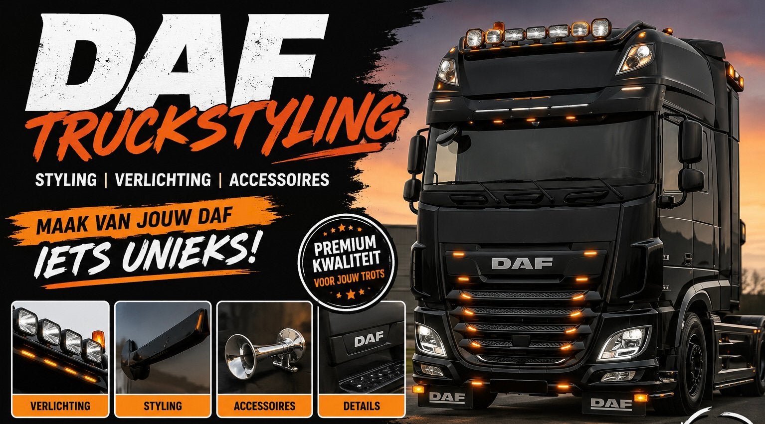 Daf truckstyling, Auto-onderdelen, Ophalen