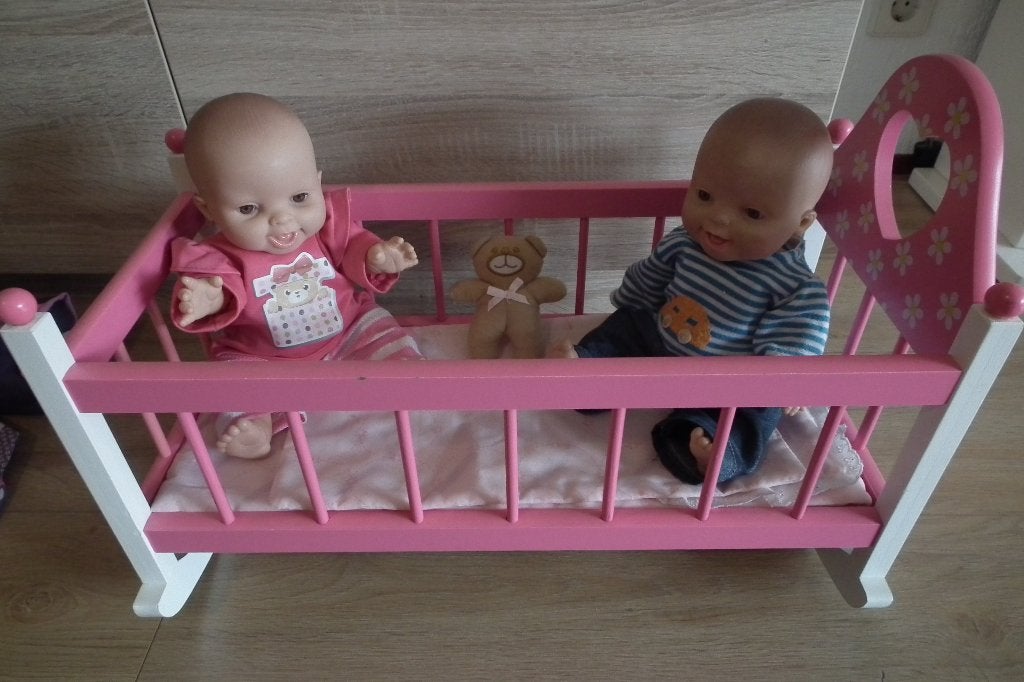 Poppen ledikant, Ophalen, Gebruikt, Babypop