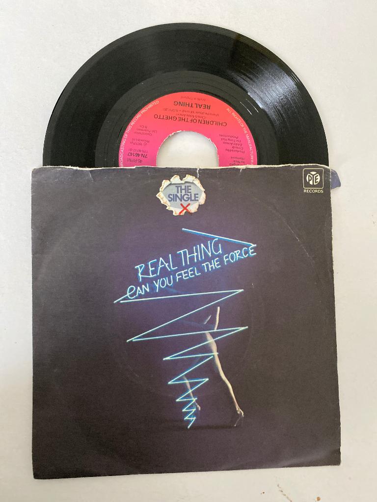 The Real Thing – Can You Feel The Force?, 7 inch, Single, R&B en Soul, Fotohoes