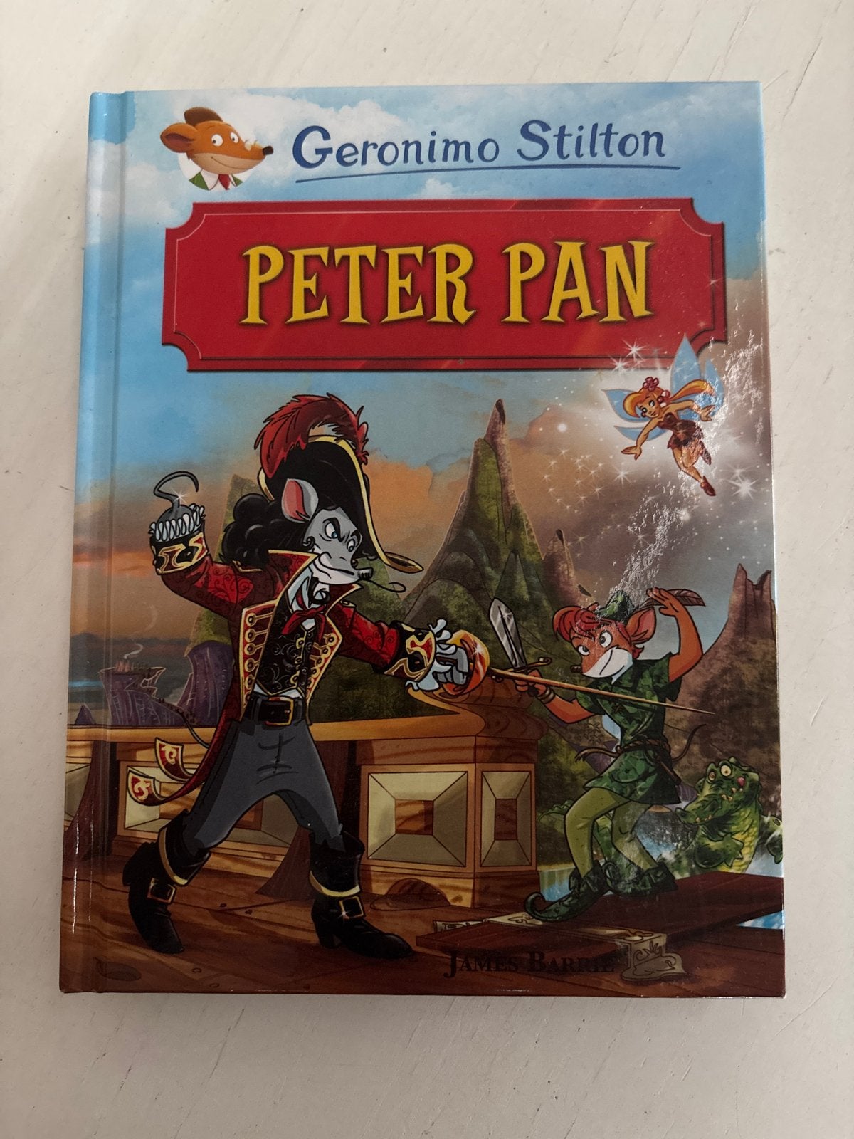 Geronimo Stilton - Peter Pan (Hardcover), Ophalen of Verzenden, Zo goed als nieuw, Fictie