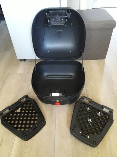 SW-Motech Topkoffer +rugkussen, 2 bevest.platen, 2 sleutels, Ophalen of Verzenden, Zo goed als nieuw