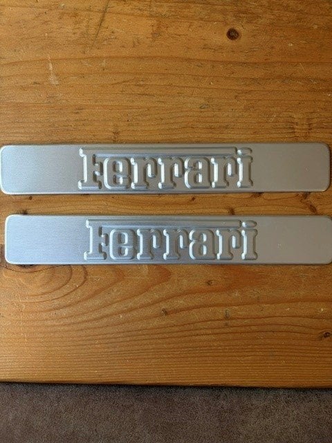 Ferrari F355 dorpelplaten / instaplijsten, Ophalen of Verzenden, Nieuw, Ferrari