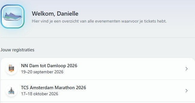 ticket(s) Hele marathon Amsterdam & Dam tot Dam, Tickets en Kaartjes, Kortingen en Cadeaubonnen, Eén persoon, Overige soorten