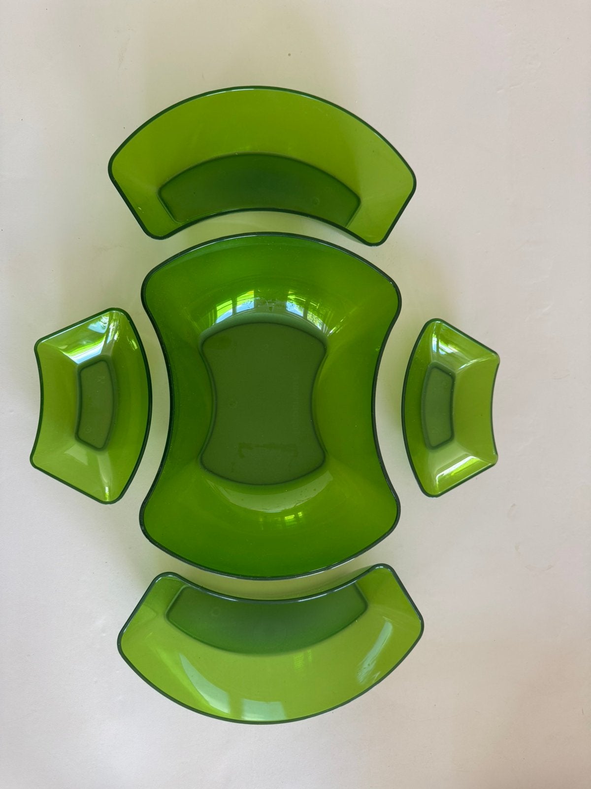 Tupperware Domino serveerset, Dieren en Toebehoren, Ophalen of Verzenden, Zo goed als nieuw