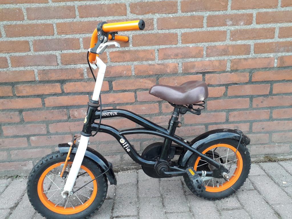 Kinderfietsje Sandfox Olfie, Ophalen