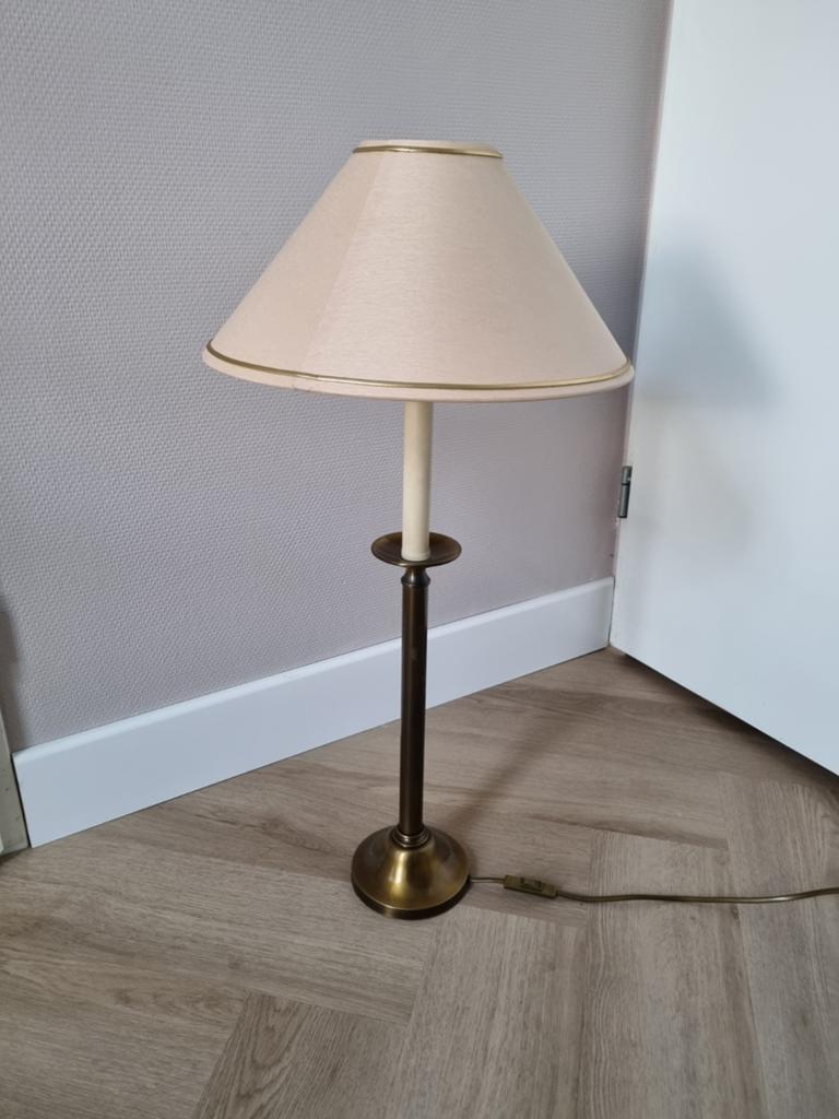 Kullmann lamp messing onderstel 72 cm hoog, Huis en Inrichting, Ophalen of Verzenden, 50 tot 75 cm