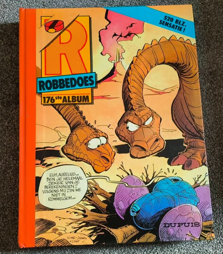 Ingebonden Robbedoes nr.176 1985., Gelezen, Robert Velter, Eén stripboek, Ophalen of Verzenden