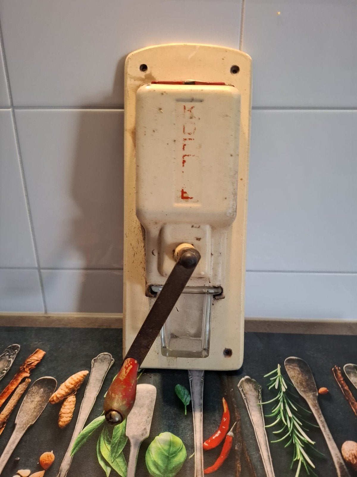 Oude wand koffiemolen., Antiek en Kunst, Antiek | Keukenbenodigdheden, Ophalen of Verzenden