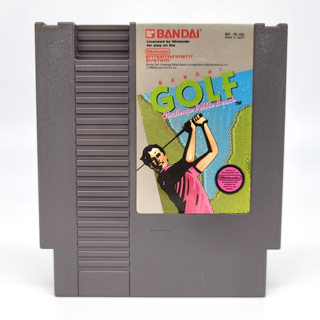 Bandai Golf: Challenge Pebble Beach Nintendo NES Cartridge, Gebruikt, Verzenden, 1 speler, Nvt