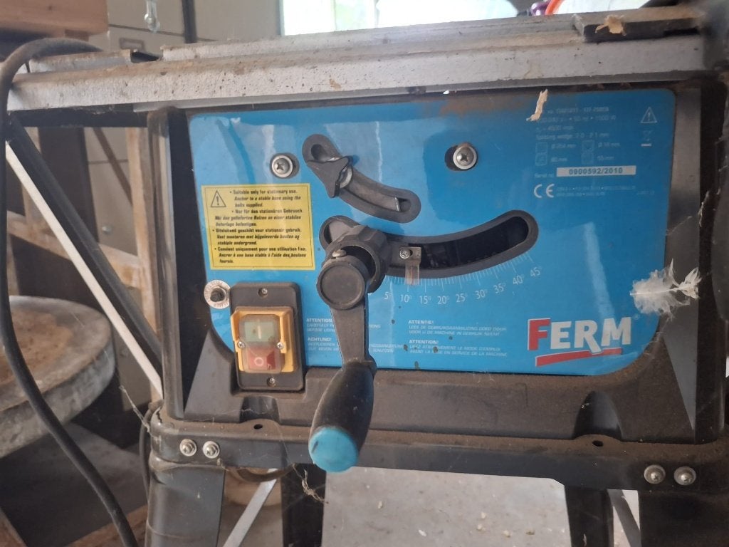 zaagtafel FERM, Doe-het-zelf en Verbouw, Ophalen, Gebruikt, Cirkelzaag, Ferm