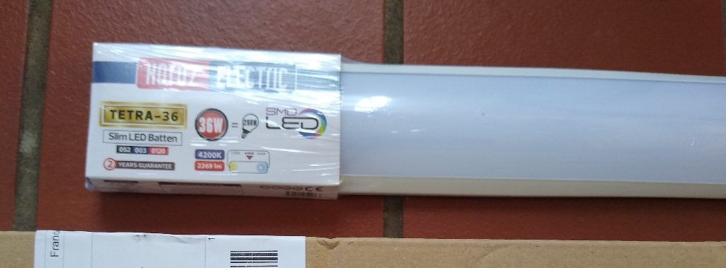 LED Batten armatuur 120cm 36W | 4200K Originele verpakking, Wit, Overige merken, Kunststof, Nieuw