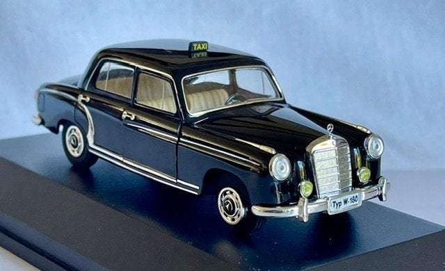 Faller Memory Cars 1:43 Mercedes-Benz 220S Taxi, Ophalen of Verzenden, Zo goed als nieuw, Auto, Overige merken