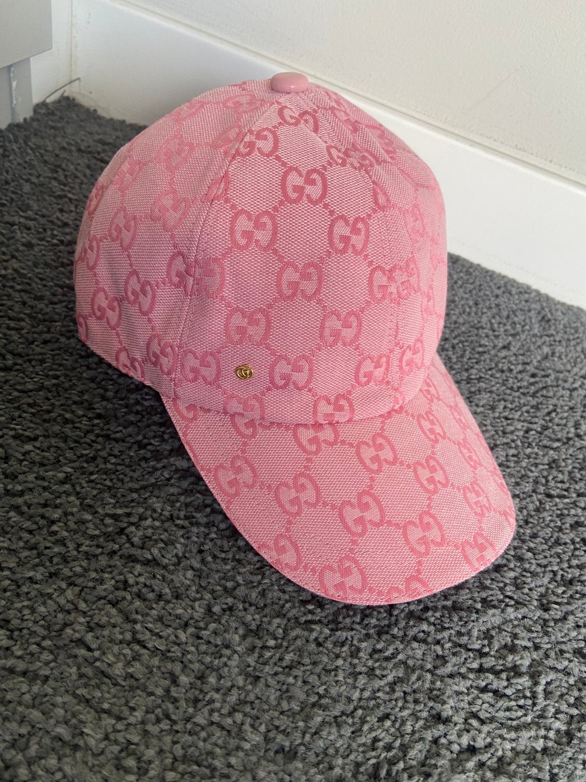 Roze gucci pet, Kleding | Dames, Hoeden en Petten, Ophalen of Verzenden, Nieuw, One size fits all, Pet