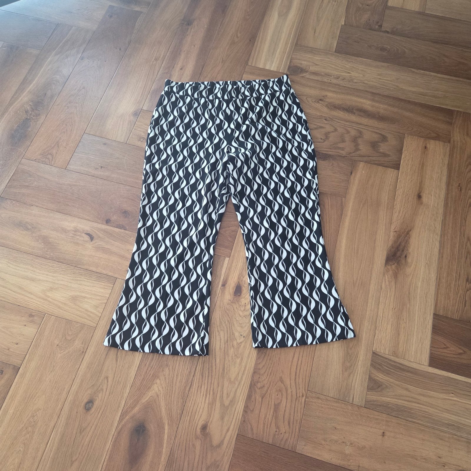 Joseph Ribkoff broek 7/8 met spiltje 46, Verzenden, Zwart, Maat 46/48 (XL) of groter, Joseph Ribkoff