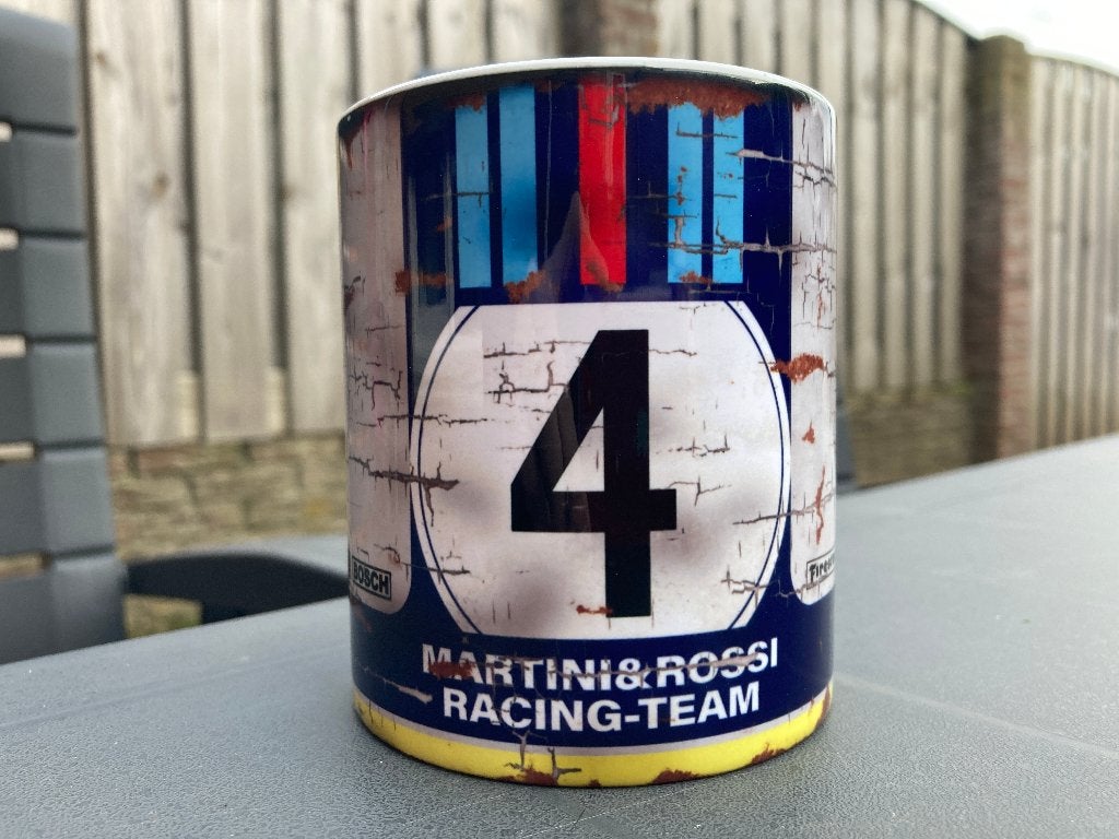 ✅ Martini 917 #4 Porsche mok Vintage olie Autosport, Ophalen of Verzenden, Nieuw, Auto's
