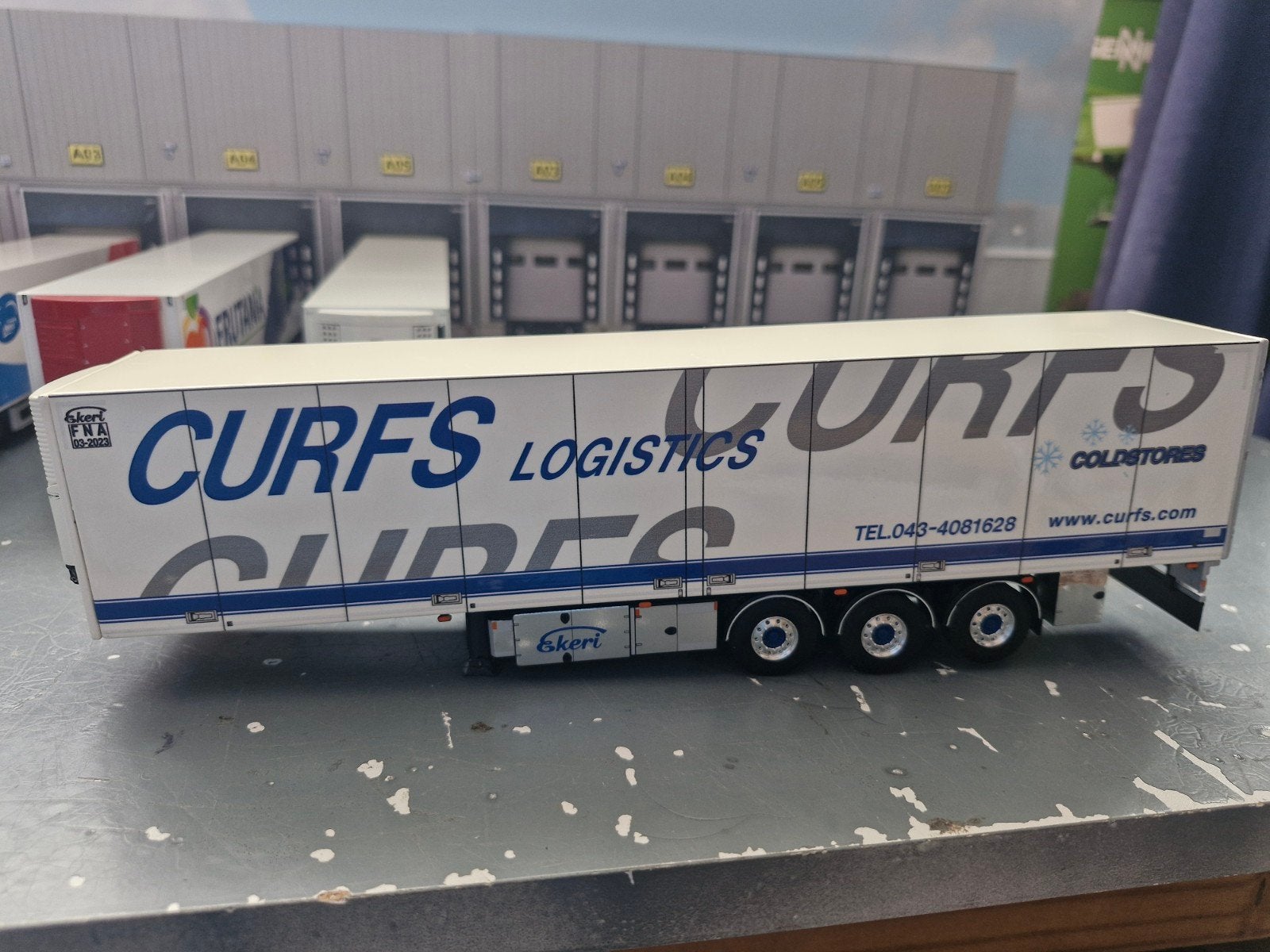 koeltrailer wsi van curfs, Ophalen of Verzenden, Zo goed als nieuw, Bus of Vrachtwagen, Wsi