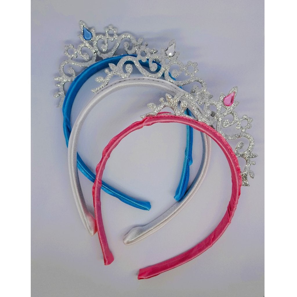 Nieuw ! Mooie Roze, Witte & Blauwe Prinsessen Tiara Diadeem, Ophalen of Verzenden, Nieuw, 110 t/m 116, Meisje