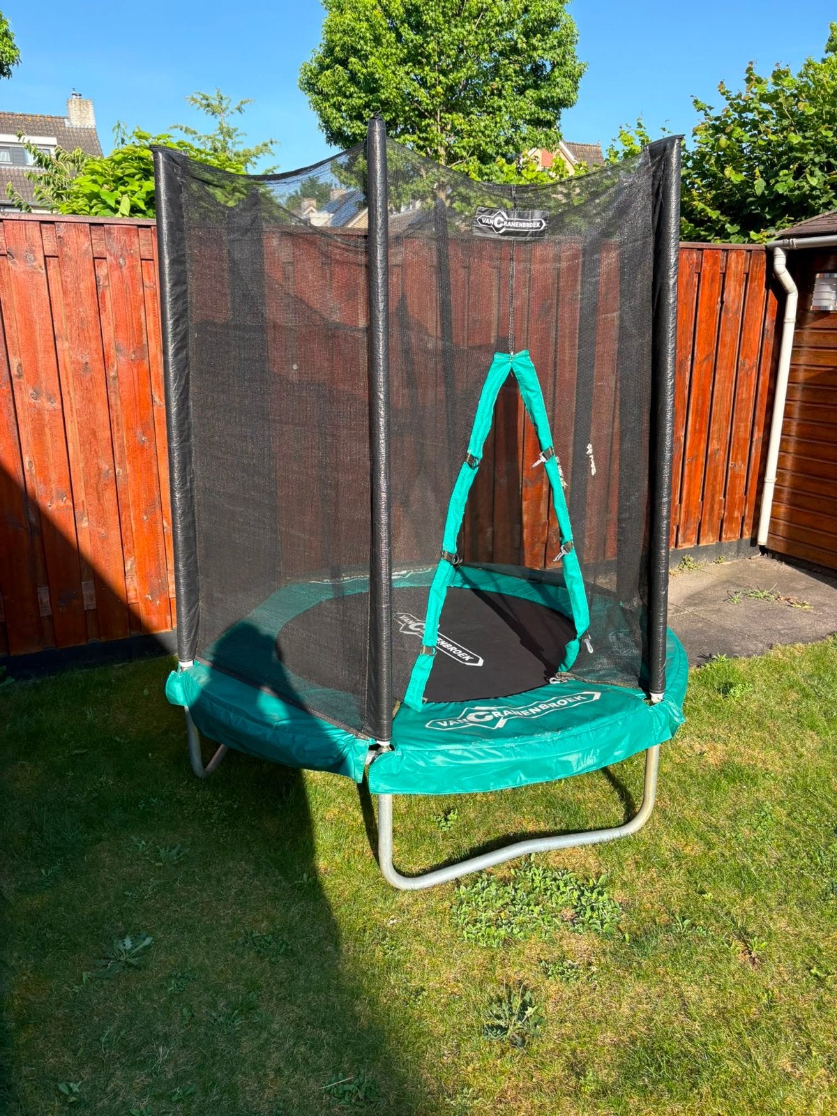 Trampoline met veiligheidsnet - Van Cranenbroek, Ophalen, Gebruikt