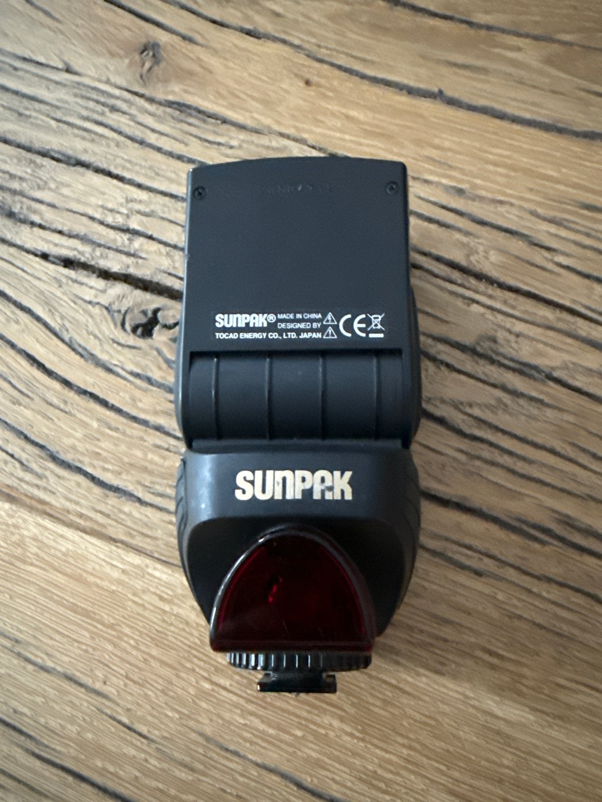Sunpak PZ40X Externe Flitser voor Canon, Externe flitser, LCD-scherm, Ophalen of Verzenden, Sunpak