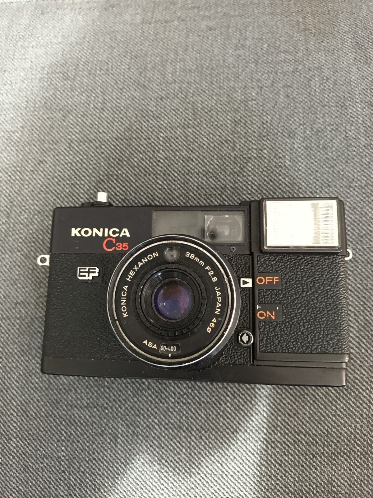 Konica C35 EF Compact Camera - Vintage Analoge Camera, Audio, Tv en Foto, Ophalen of Verzenden, Gebruikt, Compact, Konica