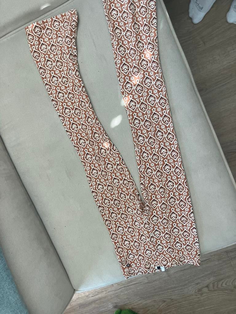 Flared broek met print - Maat 140, Ophalen of Verzenden, Gebruikt, Meisje, Broek