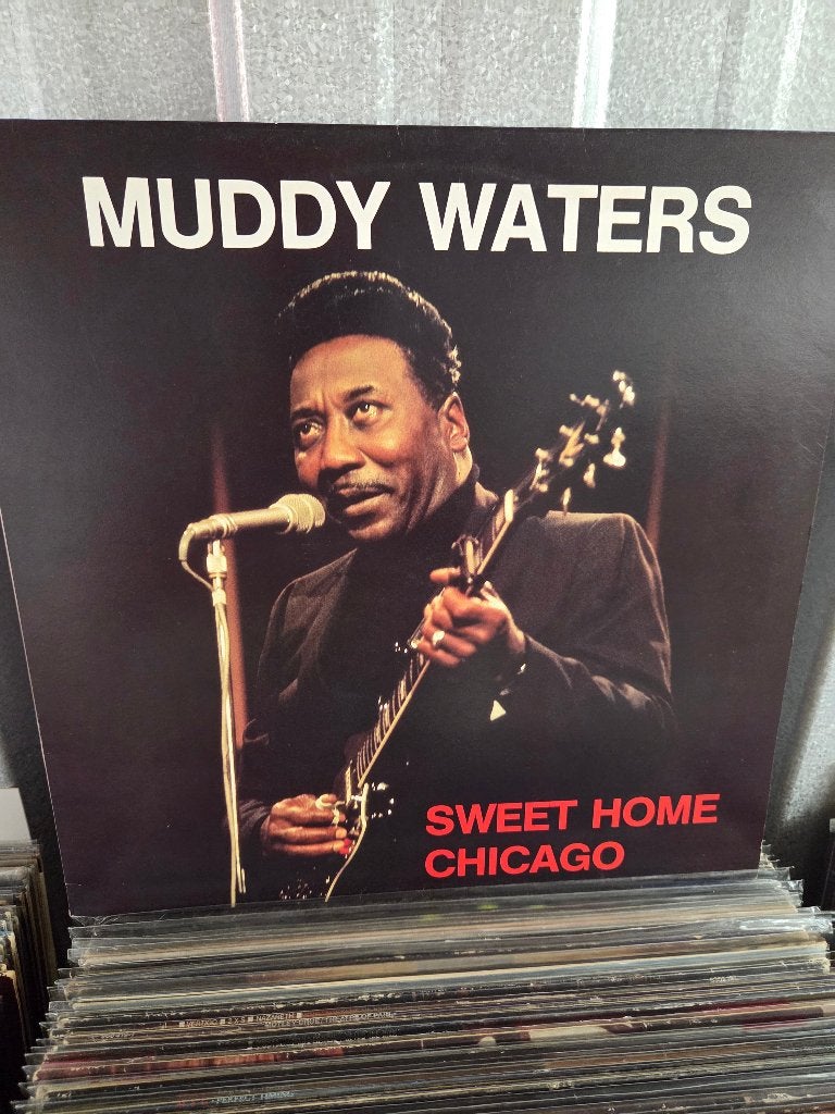 Blues lp MUDDY WATERS: SWEET HOME CHICAGO, 1960 tot 1980, Gebruikt, Ophalen of Verzenden, Originele persing
