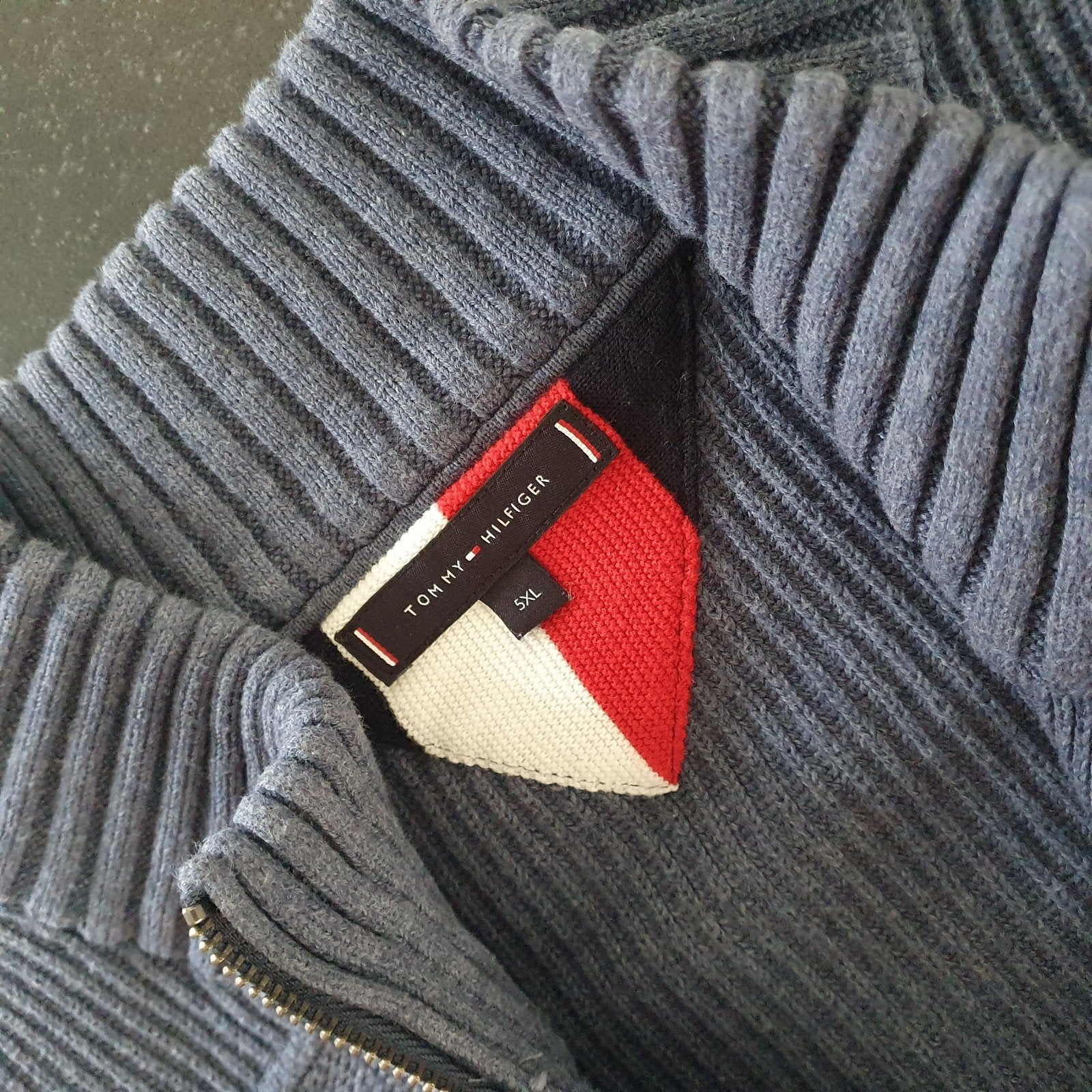 Tommy Hilfiger vest maat 5XL blauw, Ophalen of Verzenden, Overige maten, Blauw, Tommy Hilfiger