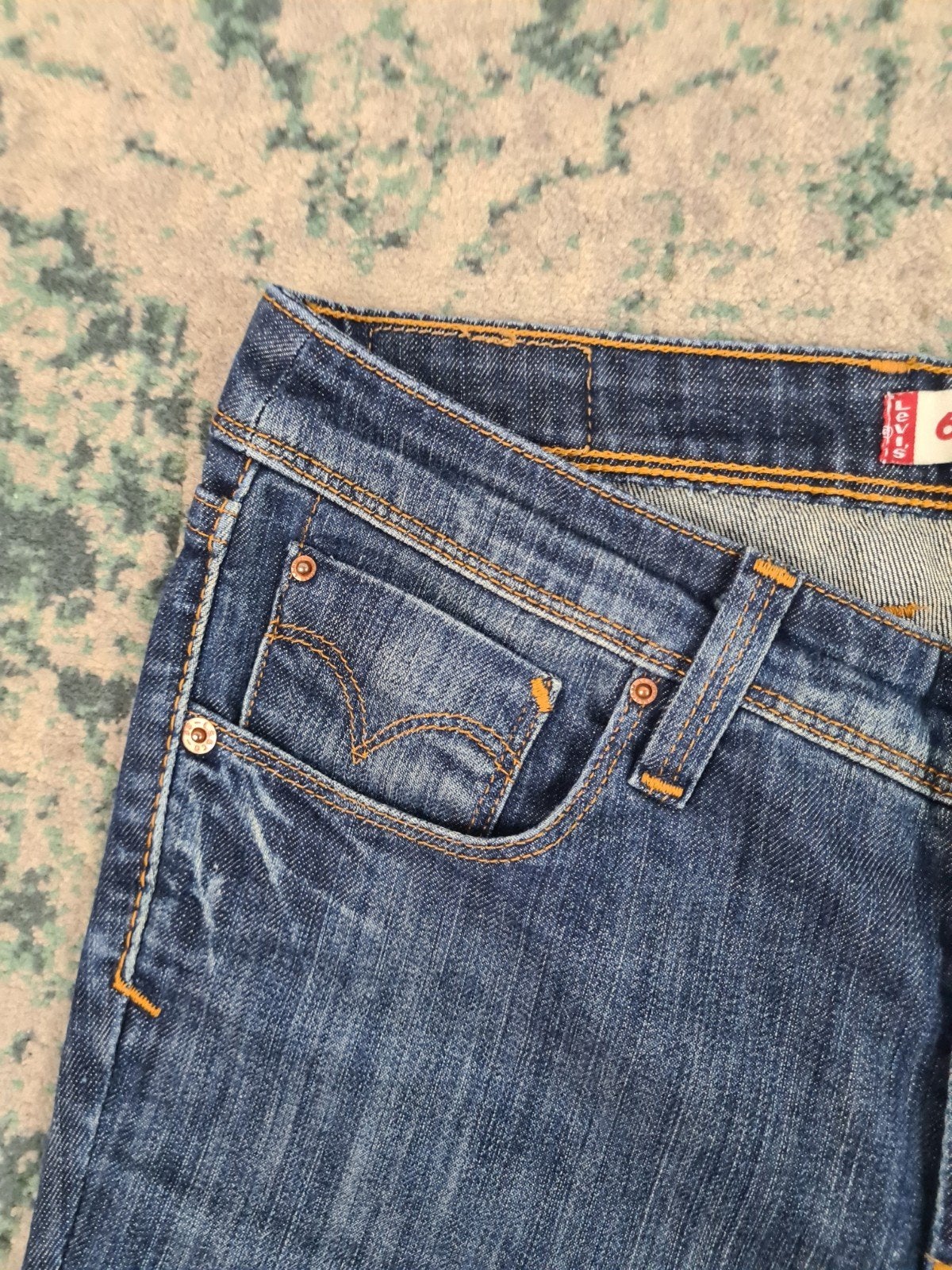 Levi’s 627 straight fit W28 L30 Dames Tulsi2830 Mid-rise, Blauw, Ophalen of Verzenden, Zo goed als nieuw, W28 - W29 (confectie 36)