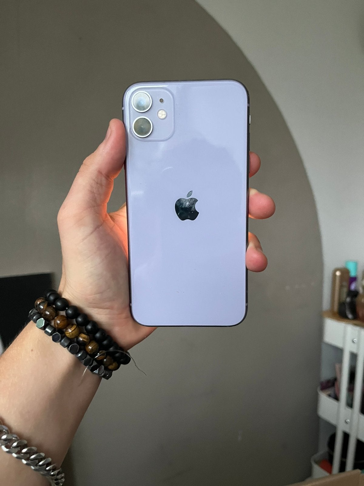 Iphone 11 paars 64GB NETTE STAAT ALLEEN SCHERM KAPOT, Ophalen, Refurbished, IPhone 11, 64 GB