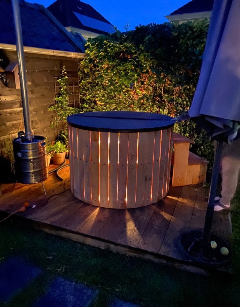 Hottub, Tuin en Terras, Bubbelbaden en Hottubs, Ophalen, Gebruikt, Vast