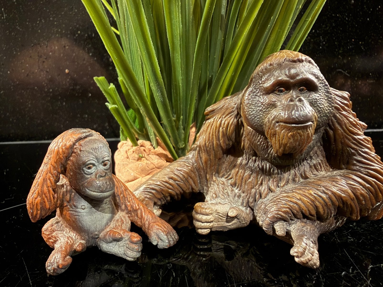Schleich Borneo: Oerangoetang, Ophalen of Verzenden, Zo goed als nieuw, Paard, Beeldje of Figuurtje