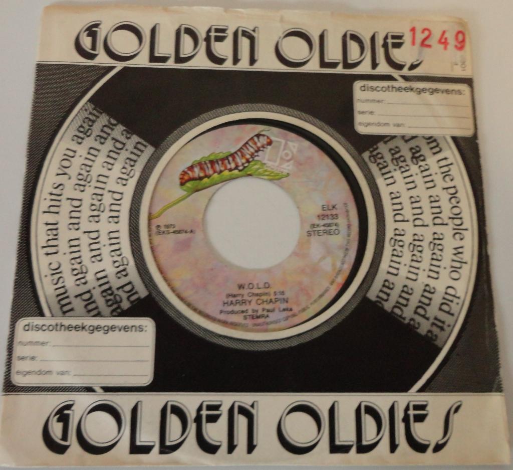Harry Chapin > W.O.L.D., Cd's en Dvd's, Vinyl Singles, Ophalen of Verzenden, Gebruikt, Nederlandstalig, Single
