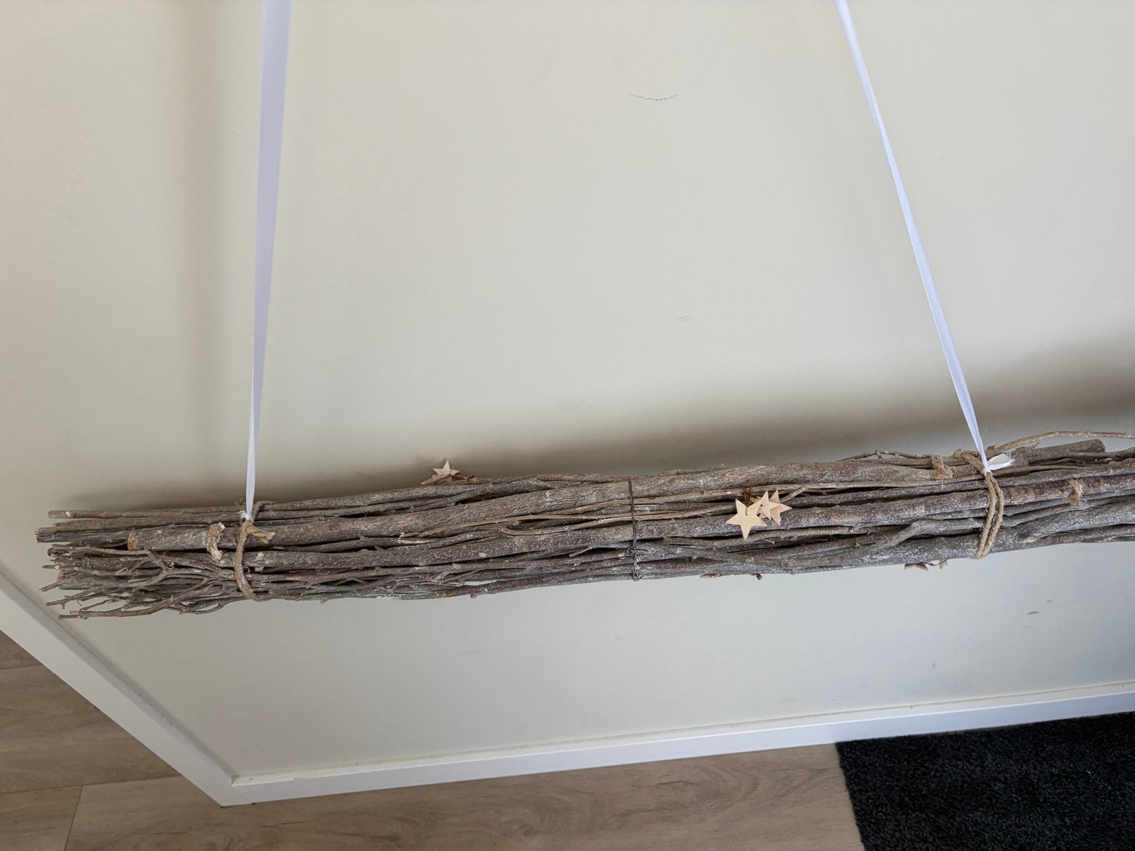 Decoratieve takkenbundel met sterren, Huis en Inrichting, Hout, Ophalen of Verzenden, Bruin, Landelijk