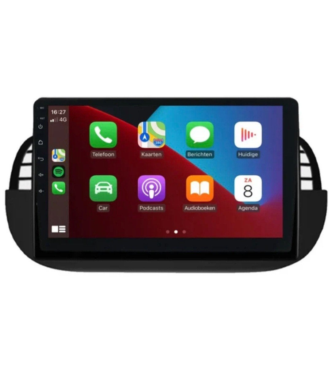 FIAT Carplay Android auto Scherm inclusief montage, Ophalen of Verzenden, Nieuw