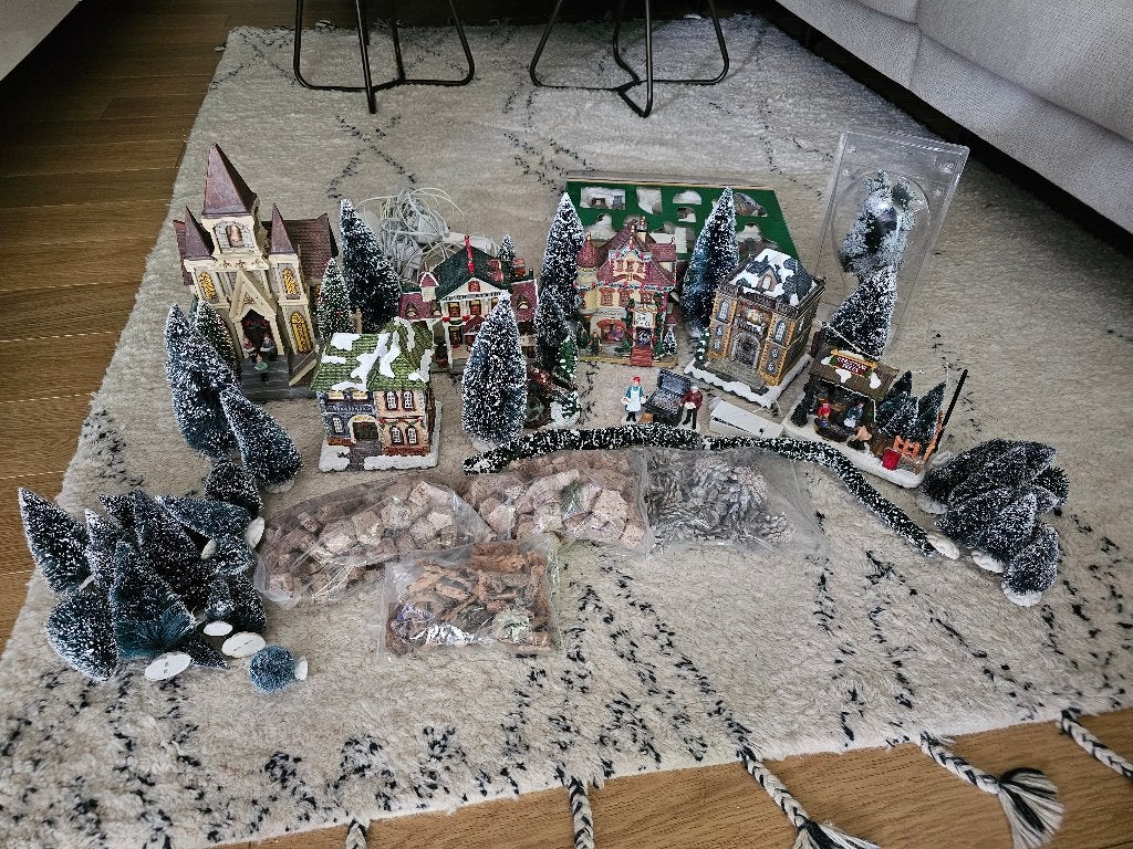 Kerstdorp, Ophalen, Gebruikt