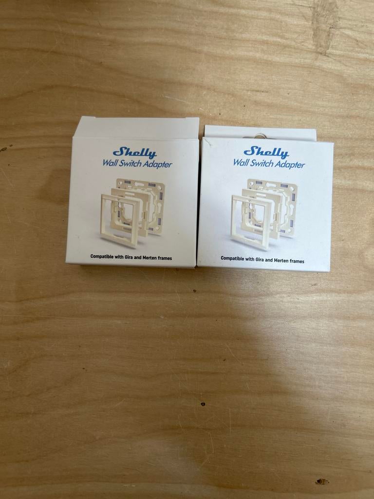 Shelly Wall Switch Adapter (2 stuks) - Gira en Merten compat, Ophalen of Verzenden, Nieuw, Schakelaar