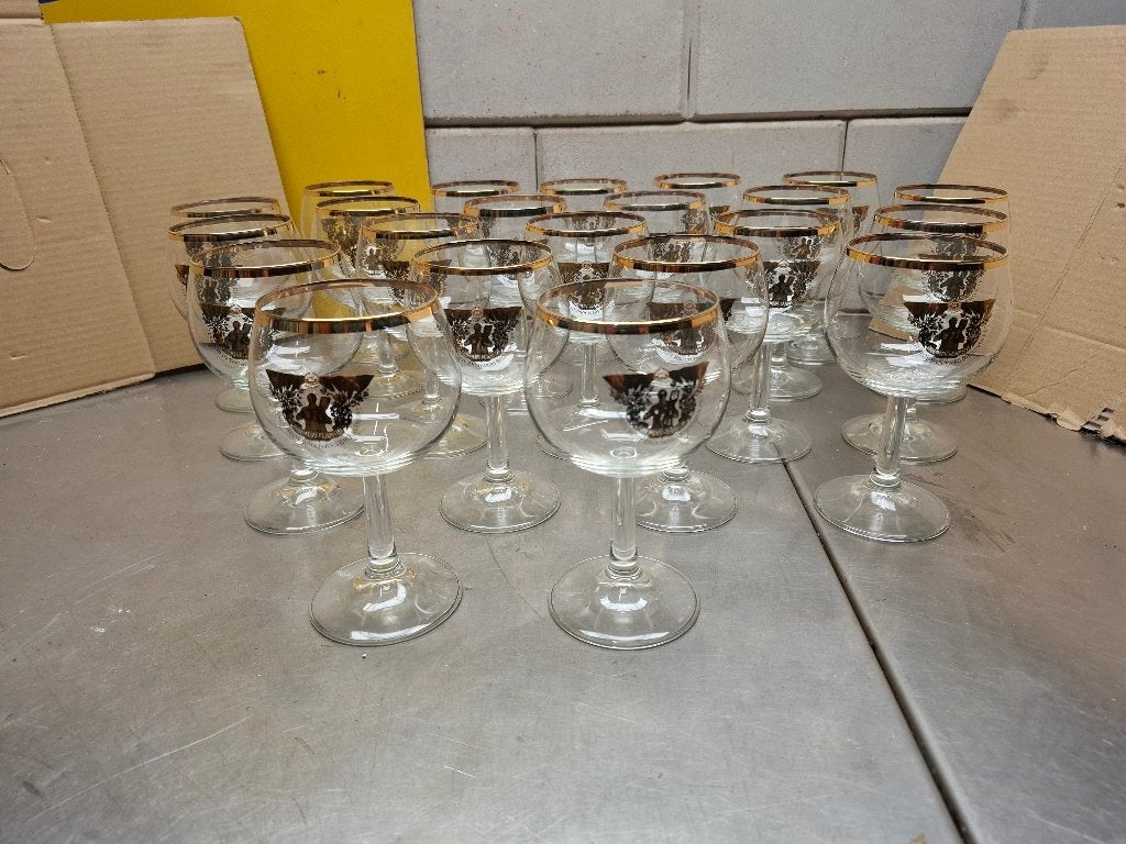 Amstel bier glazen, Ophalen, Gebruikt, Bierglas