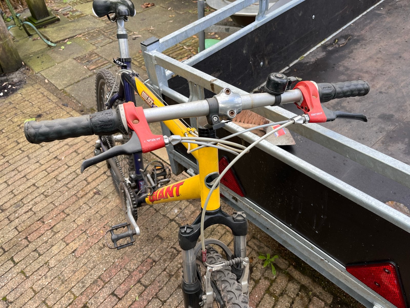 Giant Boulder Mountainbike - Geel/Paars, Ophalen, Gebruikt, Hardtail, Giant