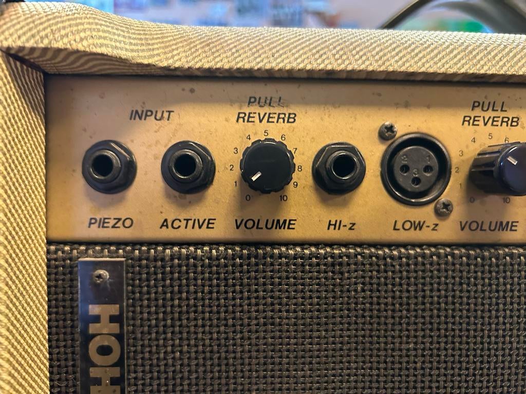 Hohner Akoestische Gitaarversterker 30W - Piezo/XLR, Ophalen of Verzenden, Gebruikt, Gitaar, Minder dan 50 watt