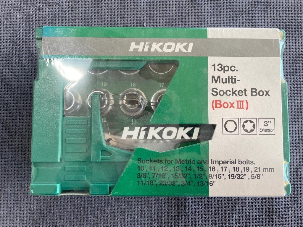 Hikoki artnr. 40030033, Multi socket box(box3), 13- delig, Nieuw, /, /, Hikoki