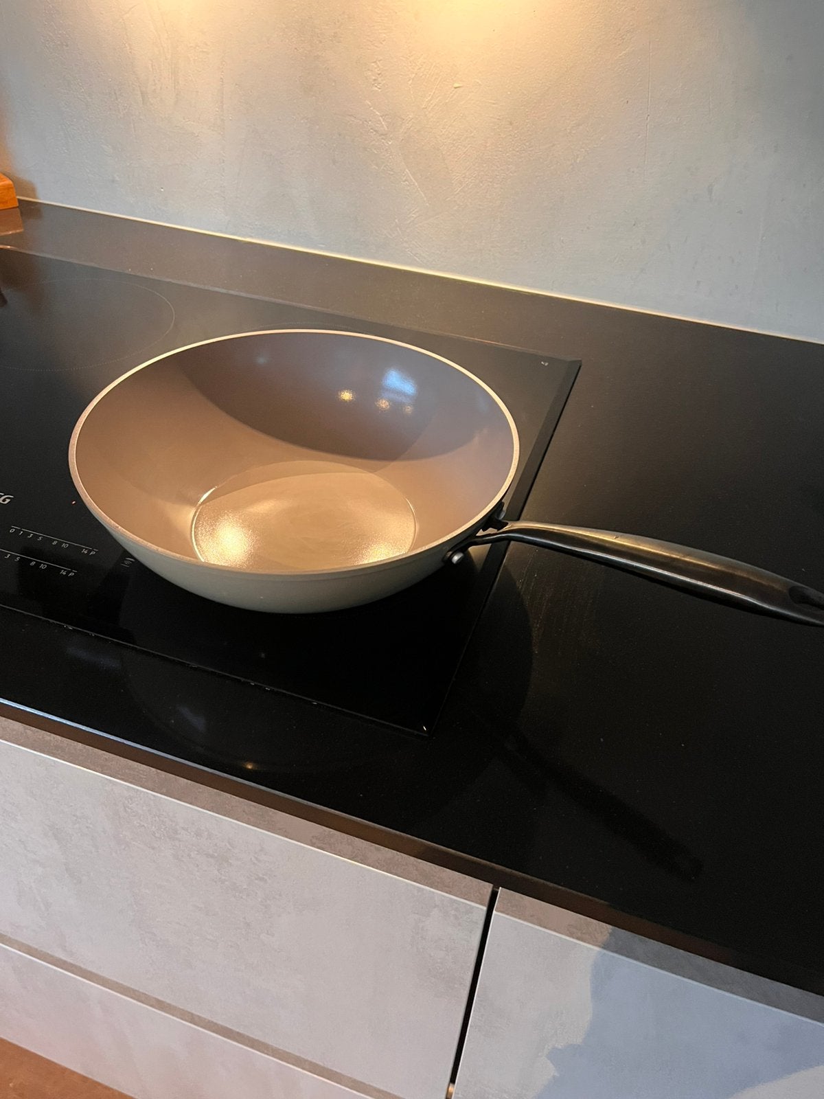 Cook&pan wokpan, Huis en Inrichting, Ophalen, Aluminium, Zo goed als nieuw, Antiaanbaklaag