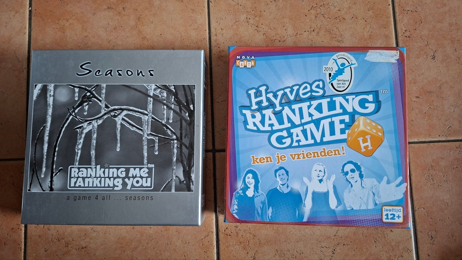 Hyves Ranking Game & Ranking Me Ranking You bordspellen, Hobby en Vrije tijd, Drie of vier spelers, Ophalen of Verzenden, Gebruikt