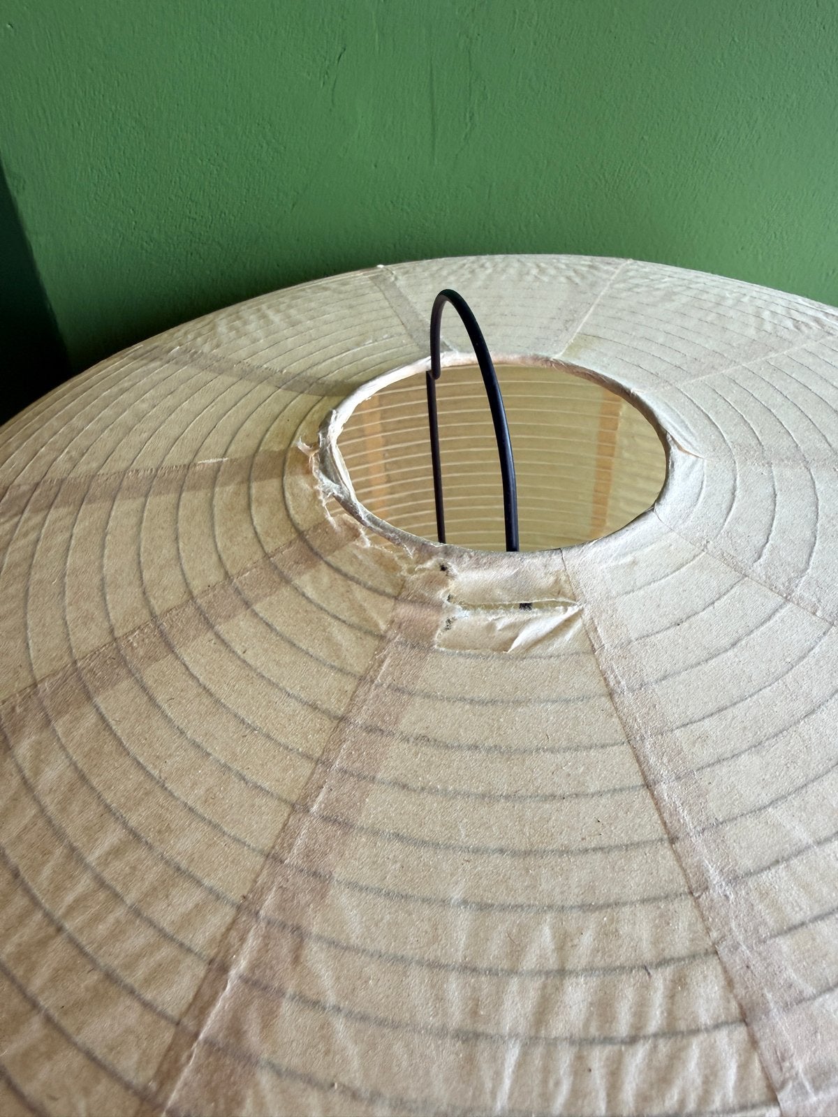 H&m rijstpapieren vloerlamp, beige, 150 cm, Ophalen of Verzenden, Zo goed als nieuw, Overige materialen, 150 tot 200 cm