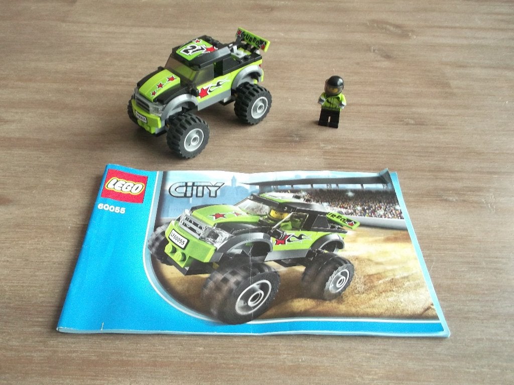 lego 60055 monster truck (2014), Ophalen of Verzenden, Gebruikt, Complete set, Lego