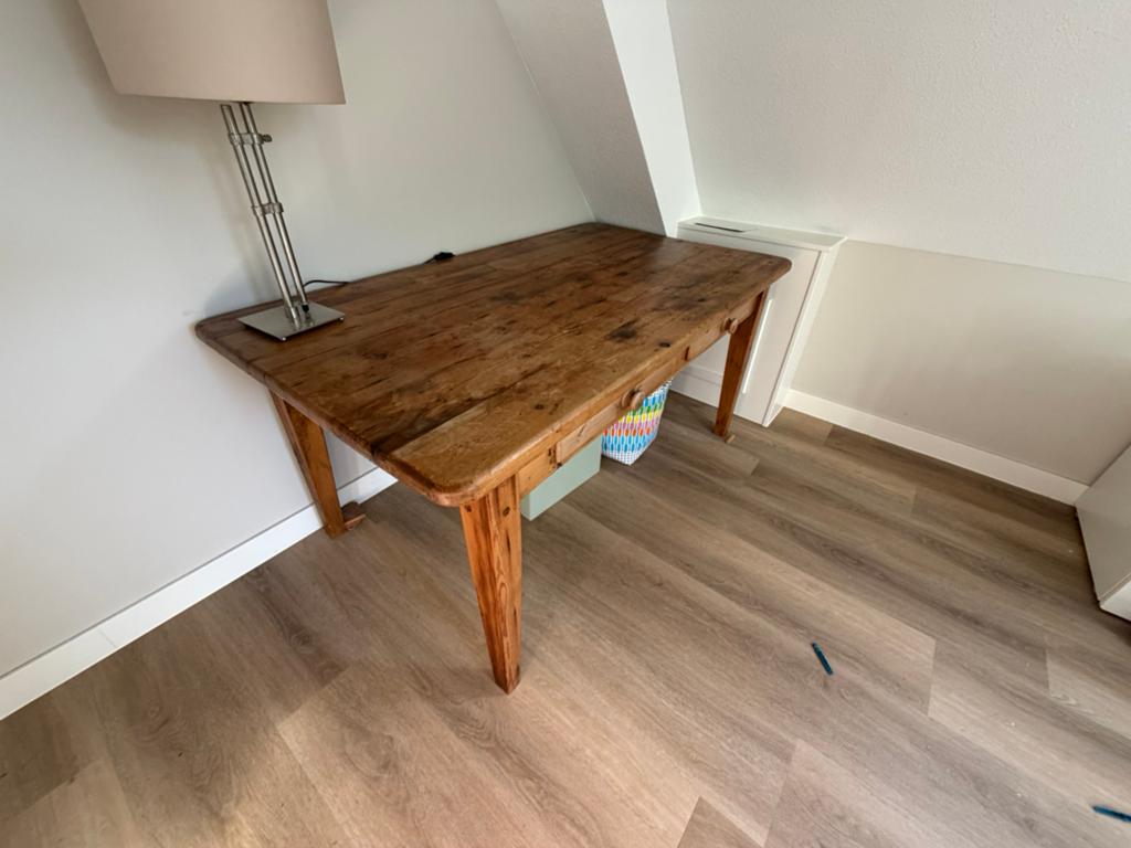 Mooie grenen tafel te koop, Ophalen, Gebruikt, 75 cm of meer, 60 cm of meer