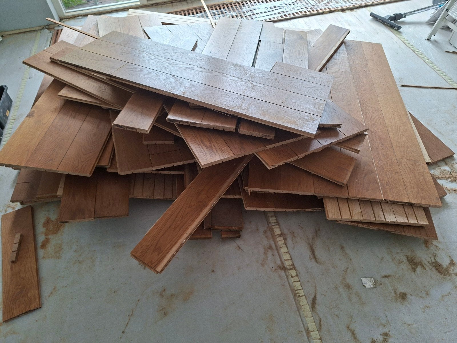 Houten vloer planken, Doe-het-zelf en Verbouw, Hout en Planken, Ophalen, Minder dan 25 mm, Plank, Minder dan 200 cm